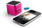 MusicMan Portable Mini Bluetooth Speaker Audio Tarjeta MicroSD Soporte Compacto Altavoz móvil para teléfonos inteligentes Tabletas Laptops BT-X2 (Rosa)