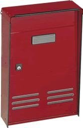CASSETTA POST DUBLO FE ROSSO