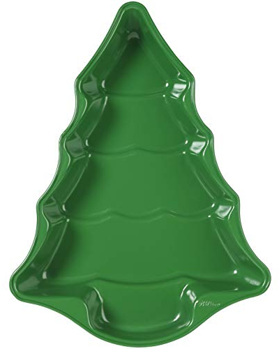 Wilton Backform Weihnachtsbaum Kuchenform aus Metall DIY Kuchenbackform Weihnachten Kuchen Dessert - 37,5 x 23 cm