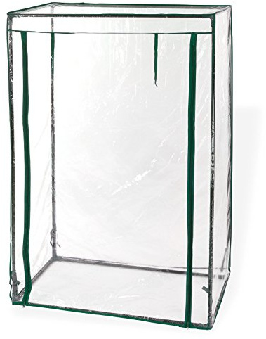 DEMA Tomaten-Gewächshaus 100x50x150 cm – Tomatenhaus, Treibhaus, Foliengewächshaus – robust, wetterfest, langlebig – für Garten, Terrasse, Balkon, Pflanzen, Gemüse, Tomaten, Frühbeet, Aufzucht
