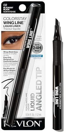 Revlon Liquid Eyeliner Pen, ColorStay Wing Line Eye Makeup, Waterproof, Smudge-proof, Longwearing with Angled Felt Tip, Wing Line