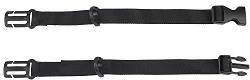 wisdompro Backpack Chest Strap, 3/4 Inch Webbing Backpack Sternum Strap, Rucksack Chest Strap Belt with Clips & Quick Release Buckle (Fit for 1 Inch Shoulder Strap)