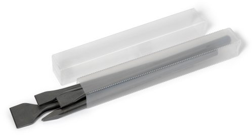 Rennsteig Meißel-Set 4-teilig SDS-max (2 Flachmeißel, 1 Spitzmeißel, 1 Spatmeißel, 45SiCrV6-Stahl vollvergütet) 210 00091