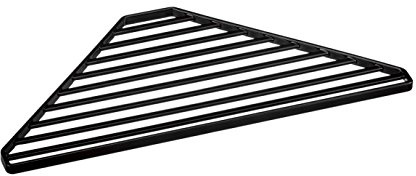 YAMAZAKI 2505 Tower Sink Corner Drainer, Black, Steel, 30 x 15 x 0.8 cm