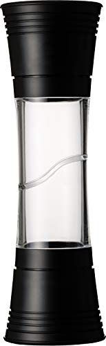 Kyocera Macina Doppia 2 macine in Ceramica, Regolabile da Grossolana a fine, Contenitore in Acrilico, CM-25D-BK