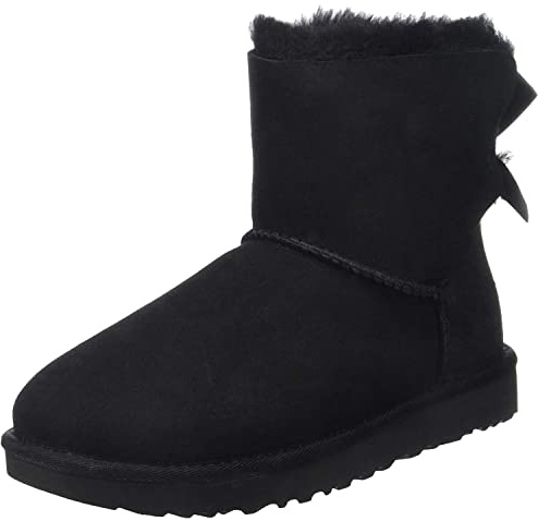 UGG Damen Mini Bailey Bow Ii Schlupfstiefel, Schwarz (Black), 38 EU (5 UK)