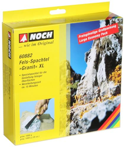 NOCH 60882 Spur G,0,H0,TT,N,Z Fels-Spachtel XL 'Granit'