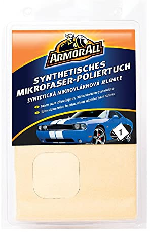 ARMOR ALL Synthetisches Mikrofaser-Poliertuch GAA40056GC, saugfähig + pflegeleicht