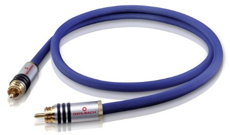 Oehlbach XXL® Series 7 MK II Digitales Audio-Cinchkabel blau 1.00 m