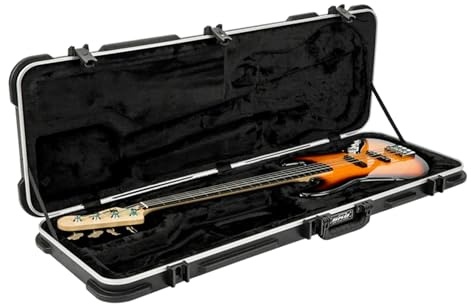 SKB 1SKB-44 Elektrischer Bass Hartschale (TSA-Verschluss, überzogener Handgriff)