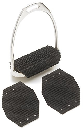Millenium Super Comfort Wrap-around Stirrup Iron Pads, Black, 4.75