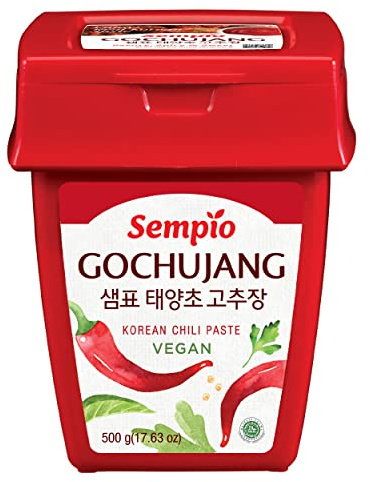 Sempio Gochujang, Pasta de Chile Picante Coreana 500 g | Pasta de chile coreana dulce, salada y picante. Ideal para tteokbokki, bibimbap, BBQ, marinados, salsas y dips.
