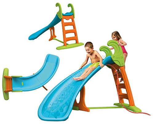 FEBER Famosa 800008359 Scivolo Feber Con Curva, Blu