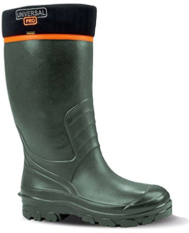 DEMAR Bottes en caoutchouc EVA légères doublées Bottes thermiques Universal Pro, vert, 42 EU