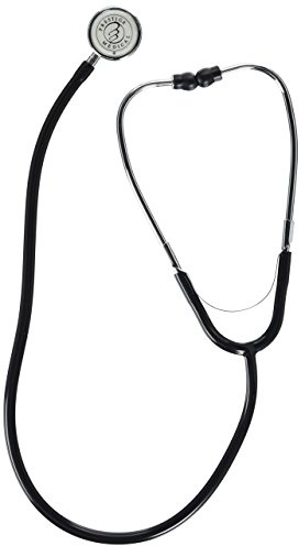 NCD Medical/Prestige Medical S108-P-Blk Dual Head Stetoscopio Pediatrica, Nero Tube