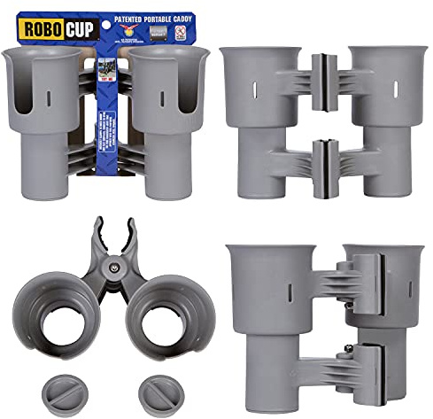 RoboCup 12 Colors, Best Cup Holder for Drinks, Fishing Rod/Pole, Boat, Beach Chair, Golf Cart, Wheelchair, Walker, IV, Drum Sticks, Microphone Stand