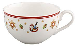 Villeroy & Boch Toy's Delight Tasse, 200 ml, Premium Porzellan, Weiß/Rot
