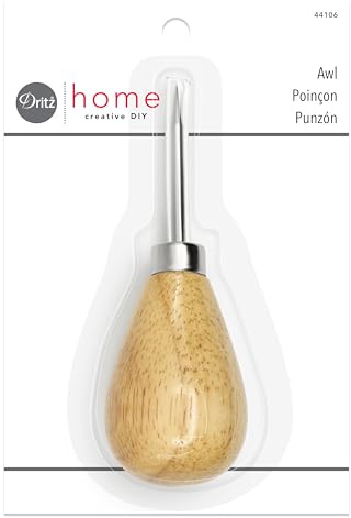 Dritz Home 44106 Awl with Wooden Handle