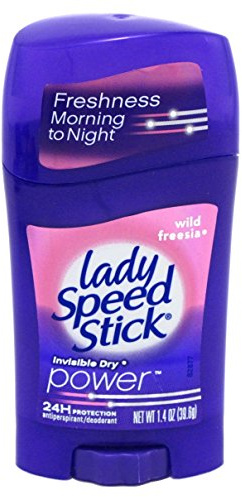 Lady Speed Stick Wild Freesia Fresh Infusions, 24H Protection, 1.4 oz antiperspirant/deodorant (6 pack)