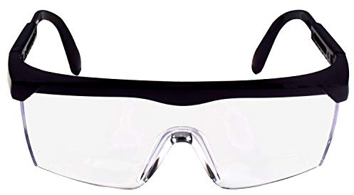 HQRP Glaeser UV Schutzbrille mit klarer Toenung/Arbeitsschutzbrille fuer Labor Chemie Kurse, Science-Klasse in der Schule/College/Hochschule