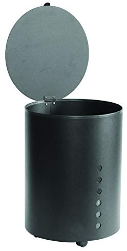 Lienbacher Pelletskorb, schwarz beschichtet, Fassungsvermögen: 20 kg B/H/T = 32,5/43,5/31 cm