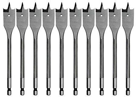 Hikoki tools 781782 - Juego brocas plana/o conexion 1/4 hexagonal 36x150mm(5u)