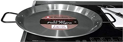 Ilsa S.R.L. La Ideal Pata Negra Paella Valenciana Induzione Ferro Spazzolato cm 38
