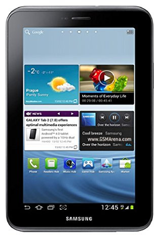 Samsung Galaxy Tab 2 P3100 3G+WiFi Tablette (écran 17,8 cm (7), processeur 1 GHz, 1 Go de RAM, 8 Go de mémoire, Appareil Photo 3,2 mégapixels, Android) Titane/argenté