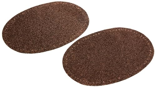 Prym 929384 Patches Velourslederimitat (bügeln) 10 x 14 cm mittelbraun