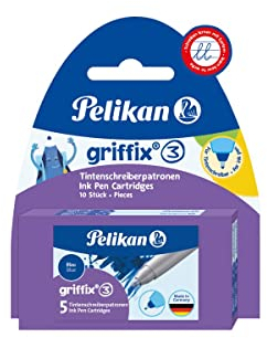 Pelikan 960575 - Griffix Tintenschreiber Patronen 2 x 5er Blister