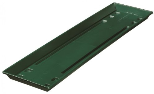 Geli, sottovaso 804 100 11 Standard, Rettangolare, 100 x 15,5 cm, Colore Verde Scuro