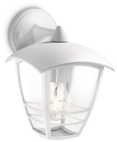 Philips LED Creek Lampada da Parete per Esterni, Luce Diffusa, Alluminio, Bianco