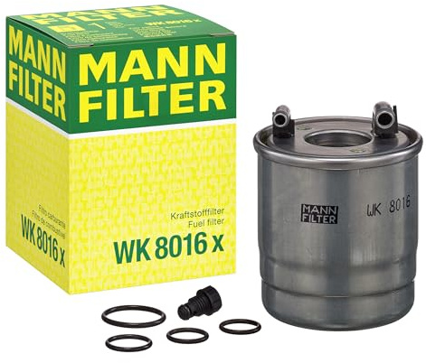 MANN-FILTER, WK 8016 x Kraftstofffilter | Für PKW, Schutz des Kraftstoffsystems, Injektorschutz, Zuverlässige Kraftstoffversorgung, Echte OE-Technologie
