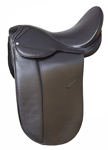 Riding Dressursattel Basic Harmony schwarz 18 weit 34 cm