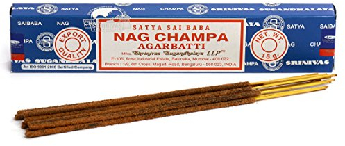 Satya Nag Champa Incense Sticks Agarbatti 15g, 3 Packs