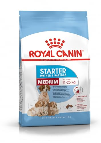 Royal Canin Hundefutter Medium Starter 4 kg, 1er Pack (1 x 4 kg) | Unterstützt die natürliche Abwehr, Verdauung, Schwangerschaft und Stillzeit, mit einfacher Rehydratation