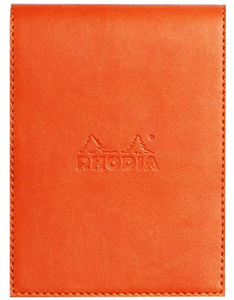 Rhodia Boutique 95 x 130 x 130 mm Cubierta de la Bloc de notas Bloc 10 forro Rhodiarama – Cuaderno Naranja