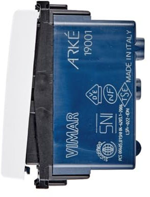 Vimar Interruttore 1P 16Ax, Bianco