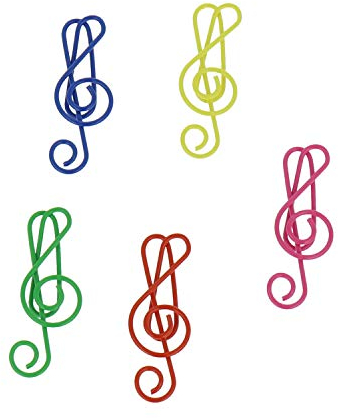 Büroklammern Box Violinschlüssel - Schönes Geschenk für Musiker