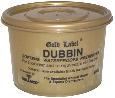Naisee Gold Label Dubbin Softens Waterproof Protection for Leather Items, 200 g, Natural