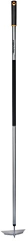 Fiskars Binette, Longueur: 155 cm, Largeur: 12,5 cm, Tête en acier/Manche en aluminium, Noir/Gris, Ergonomic, 1000675
