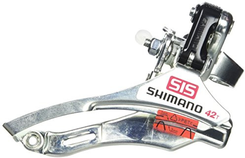 Shimano - Universell framväxel (Vtt/väg) modell Ty10 diameter fäste 31,8 mm - maximal montering med 42 tänder - bottendragning - svart