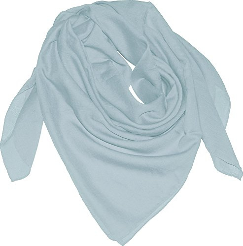 Harrys-Collection Unisex Baumwolltuch 100% Baumwolle Kopftuch, schwarz