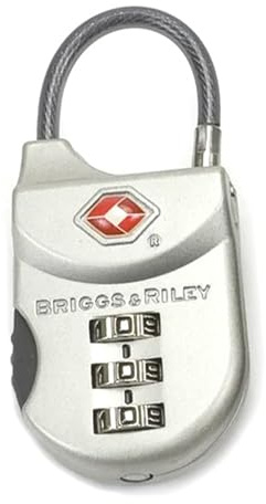 Briggs & Riley Travel Basics TSA-Kabelschloss, Satin/Nickelfarben, Einheitsgröße, TSA Kabelschloss