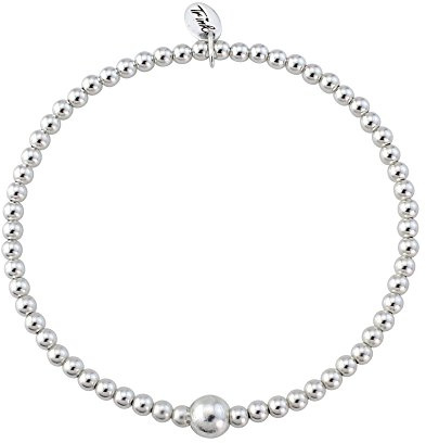 Trink Brand Origin Sterling Silver Beaded Charm Bracelet