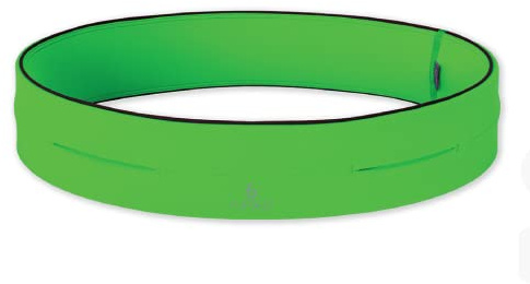 FlipBelt(TM) (Laufgürtel Running Belt, Fitness Gürtel, Yoga, Outdoor Trekking Gürtel), Farbe:Neon-Green;Größe:L
