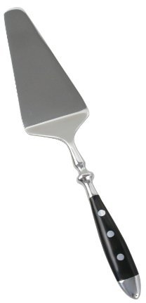 GRÄWE Tortenheber, Serie Nürnberg, schwarzer Griff, Landhausstil, Rustikal, hochwertiger Edelstahl 18/10, für Kuchen und Torten, Tortenheber, Kuchenheber, spülmaschinengeeignet