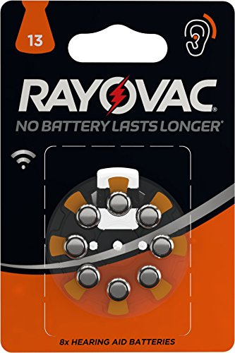 RAYOVAC Pile Auditive Za13 1.4V BL8