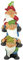Design Toscano Garden GNOME Statua - Torre di Tre Gnomi - Outdoor Garden Gnomes - Statue Divertente Prato GNOME