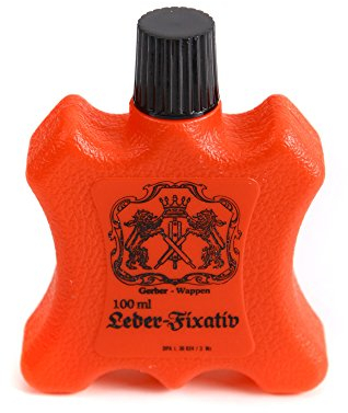 ALMBOCK verschiedene Leder Pflege Produkte - Waschkonzentrat Fixativ oder Leder Imprägnier Spray (Leder Fixativ für ausgebleichte Farben)